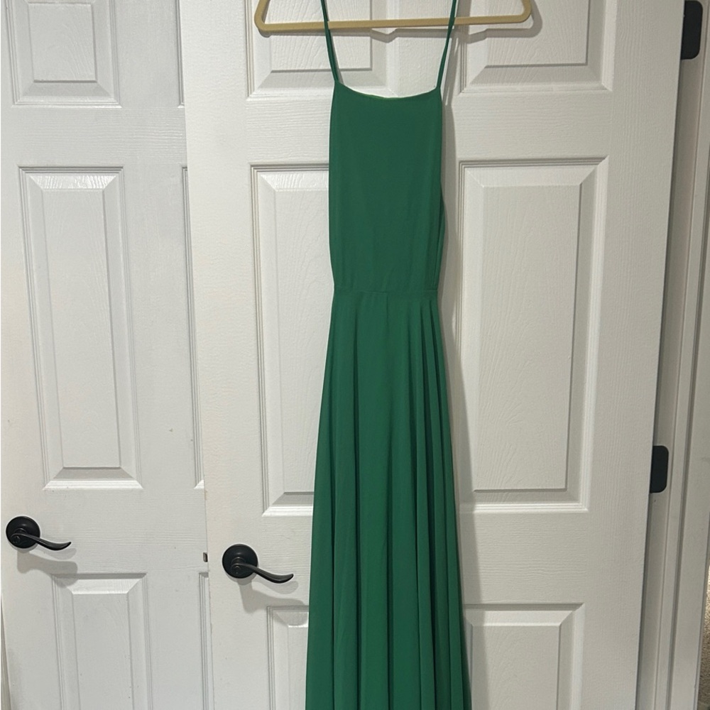 Lulu's Vibrant Green Maxi Dress